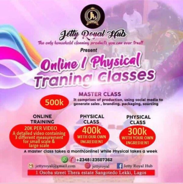 Online/physical training classes